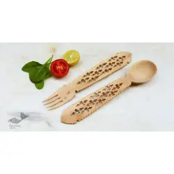 Purnak ✼ Udayagiri Wooden Cutlery - Set of Tow ✼ { 13 }